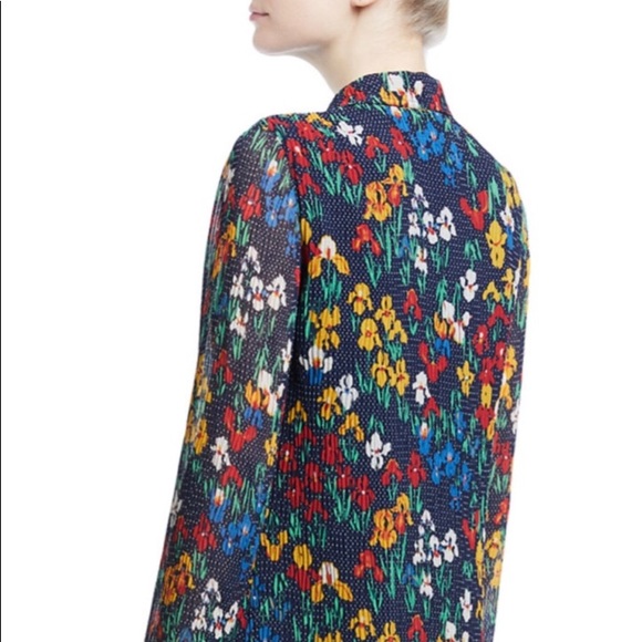 Tory Burch Navy Iris Garden Dress NEW - Picture 2 of 6